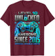 Level 10 Unlocked Awesome Since 2015 10th Birthday Gaming T-Shirt - T-Shirt | Maroon