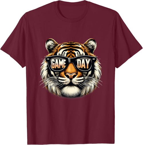 American Football Game Day Thanksgiving Tiger Cool Touchdown