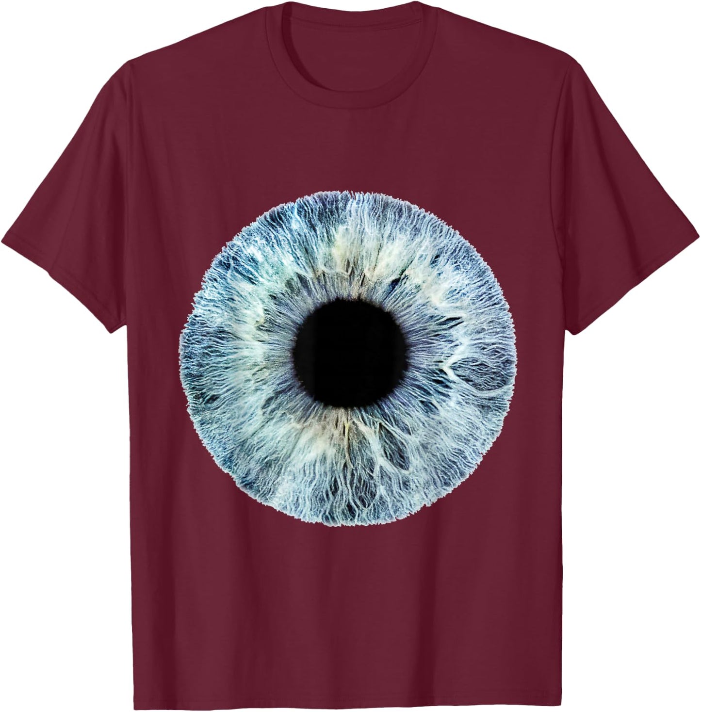 Big Eyeball Eye Watching - Funny Optometrist Opthalmologist T-Shirt - T-Shirt | Maroon
