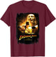 Lucasfilm Indiana Jones Raiders of The Lost Ark Idol Scene T-Shirt - T-Shirt | Maroon