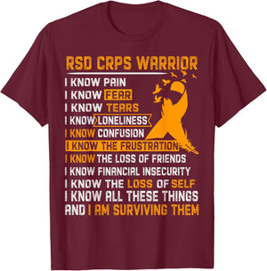 RSD CRPS Warrior Shirt Men T-Shirt - T-Shirt | Maroon