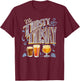 The Thirsty Thursday beer T-Shirt - T-Shirt | Maroon