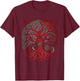 Tree of Life Viking Midgard Thor Walhalla T-Shirt - T-Shirt | Maroon