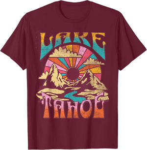 Lake Tahoe T-Shirt - T-Shirt | Maroon