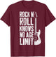 Rock and Roll Guitar Player Musicians T-Shirt - T-Shirt | Maroon