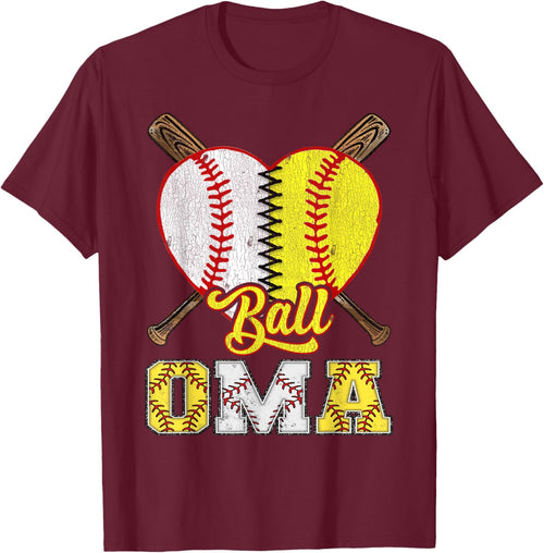 Oma Of Both Ball Oma Half Baseball Softball
