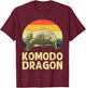 Komodo Dragon Design Women Kids Komodo Dragon Lover T-Shirt - T-Shirt | Maroon