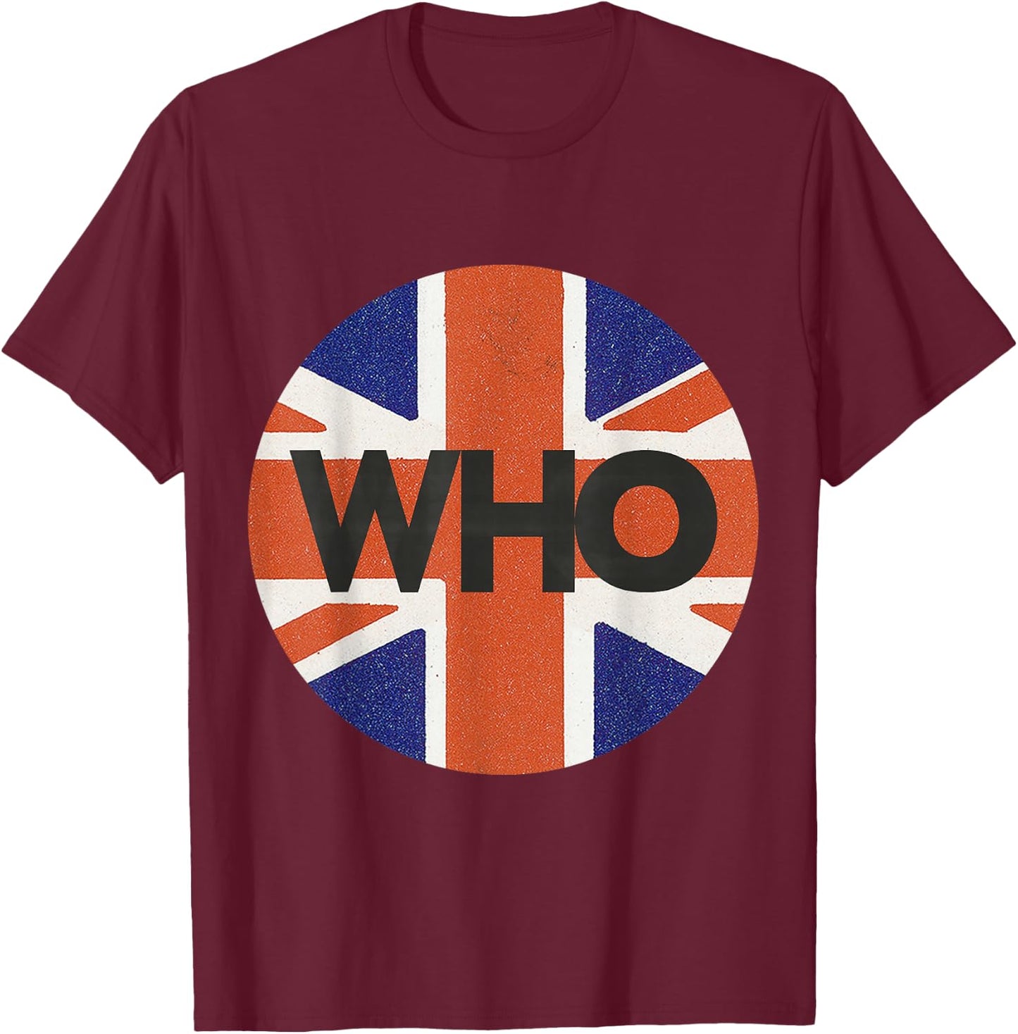 The Who Official 2019 Who Album Union Jack Circle T-Shirt - T-Shirt | Maroon