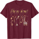 Official Bon Jovi Flames T-Shirt - T-Shirt | Maroon
