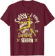 Sorry I Can't It's Softball Season Woman Girl Player Sport T-Shirt - T-Shirt | Maroon