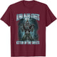 Alpha In The Streets Kitten In Sheets Funny Werewolf Wolf T-Shirt - T-Shirt | Maroon