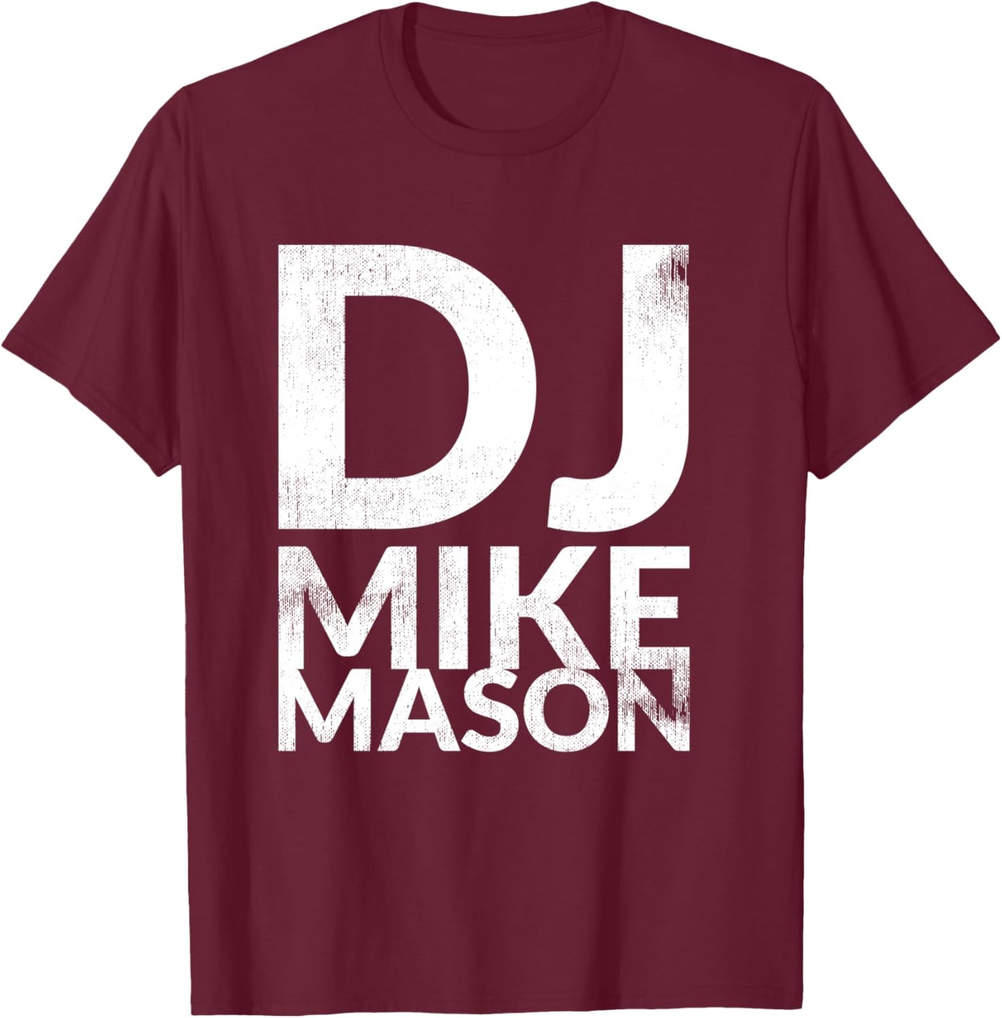 DJ MIke Mason (Official Limited Edition) T-Shirt - T-Shirt | Maroon