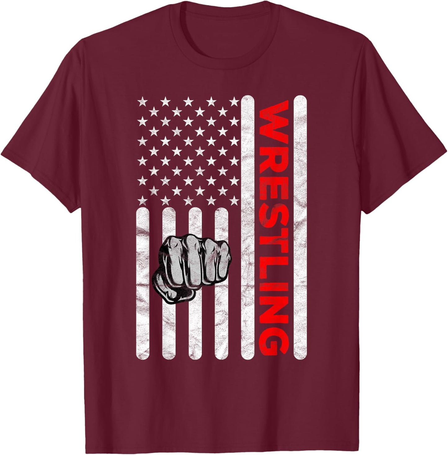 Wrestling Gifts Boys Girls Training Sports Team Cool Teen T-Shirt - T-Shirt | Maroon