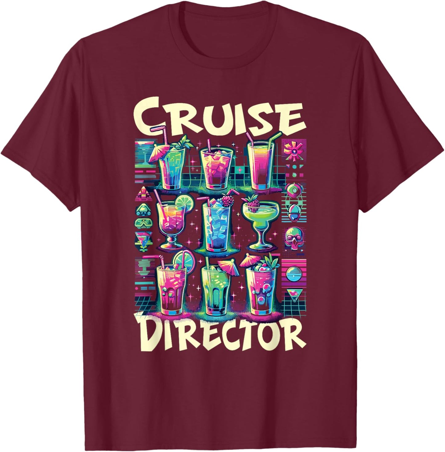 Cruise Director T-Shirt - T-Shirt | Maroon