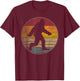 Bigfoot Sasquatch Vintage Distressed Retro Style Gift T-Shirt - T-Shirt | Maroon