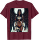 mit Mädchen drauf - Sexy Fallen Angel Pinup Girl #1 T-Shirt - T-Shirt | Maroon
