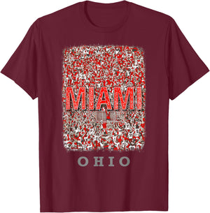 Miami Ohio OH Game Day Excitement SD868 T-Shirt - T-Shirt | Maroon