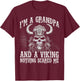 I'm a Grandpa and a Viking nothing scared me Men T-Shirt - T-Shirt | Maroon