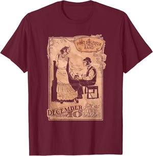 Hunt: Showdown Port Sulphur Band T-Shirt - T-Shirt | Maroon