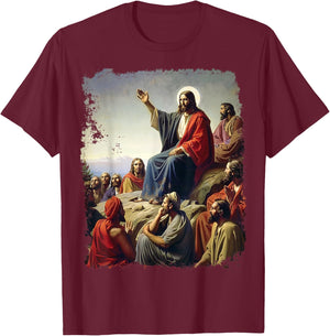 Apostel Jünger Jesus Christus Kunst T-Shirt - T-Shirt | Maroon