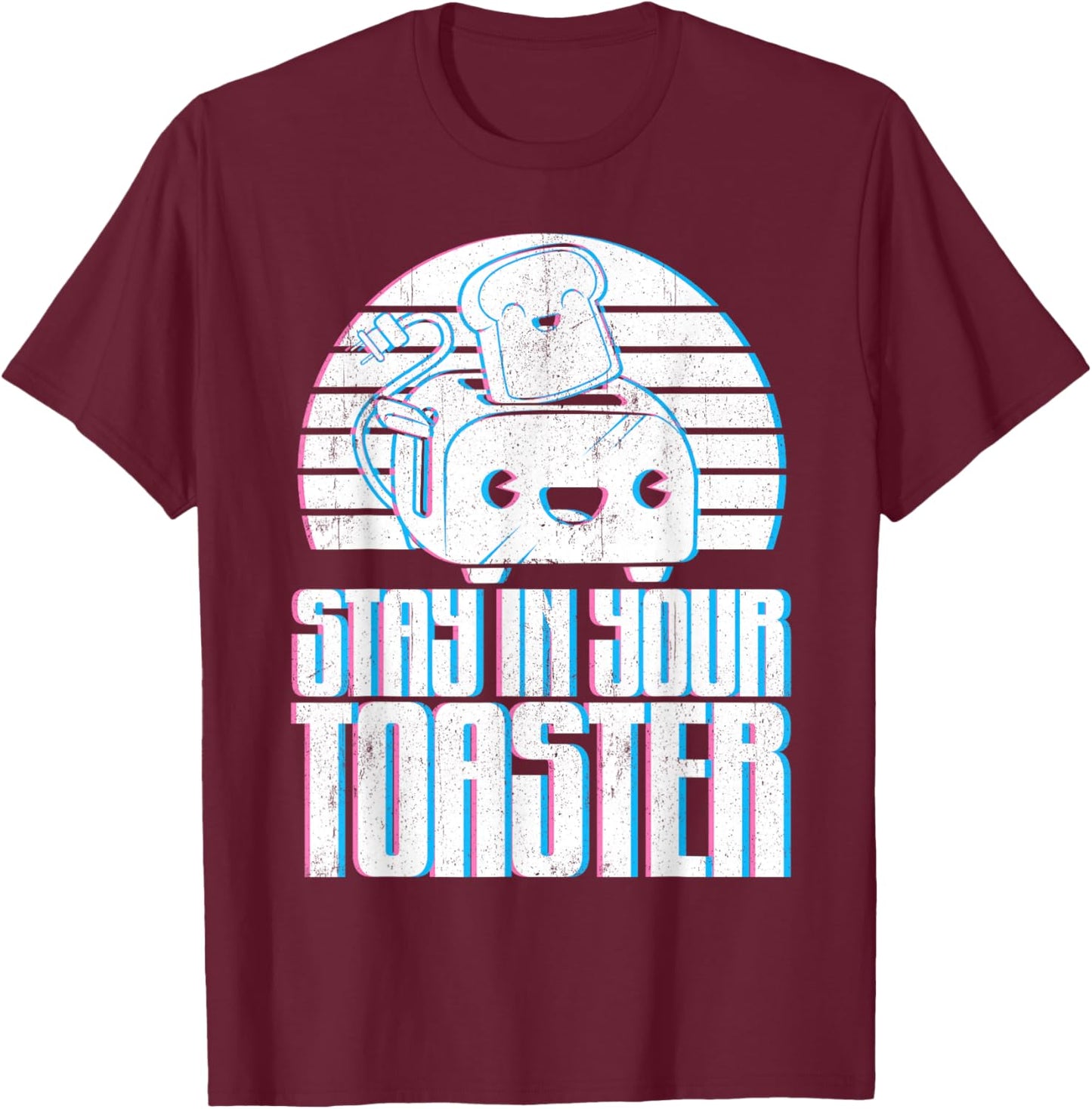 Funny Colorguard Stay in Your Toaster Marching Band Gift T-Shirt - T-Shirt | Maroon