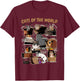 Funny Cat Meme Shirt for Cat Lover Cat Animals of the World T-Shirt - T-Shirt | Maroon