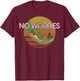 Disney The Lion King Timon No Worries Sunset T-Shirt - T-Shirt | Maroon