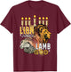 Lion Of Judah Lamb Of God T-Shirt - T-Shirt | Maroon