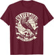 Edgar Allan Poe Nevermore Quoth The Raven T-Shirt - T-Shirt | Maroon