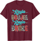 Leopard Kinda Boujee Kinda Broke Sunflowers Western Boujee T-Shirt - T-Shirt | Maroon