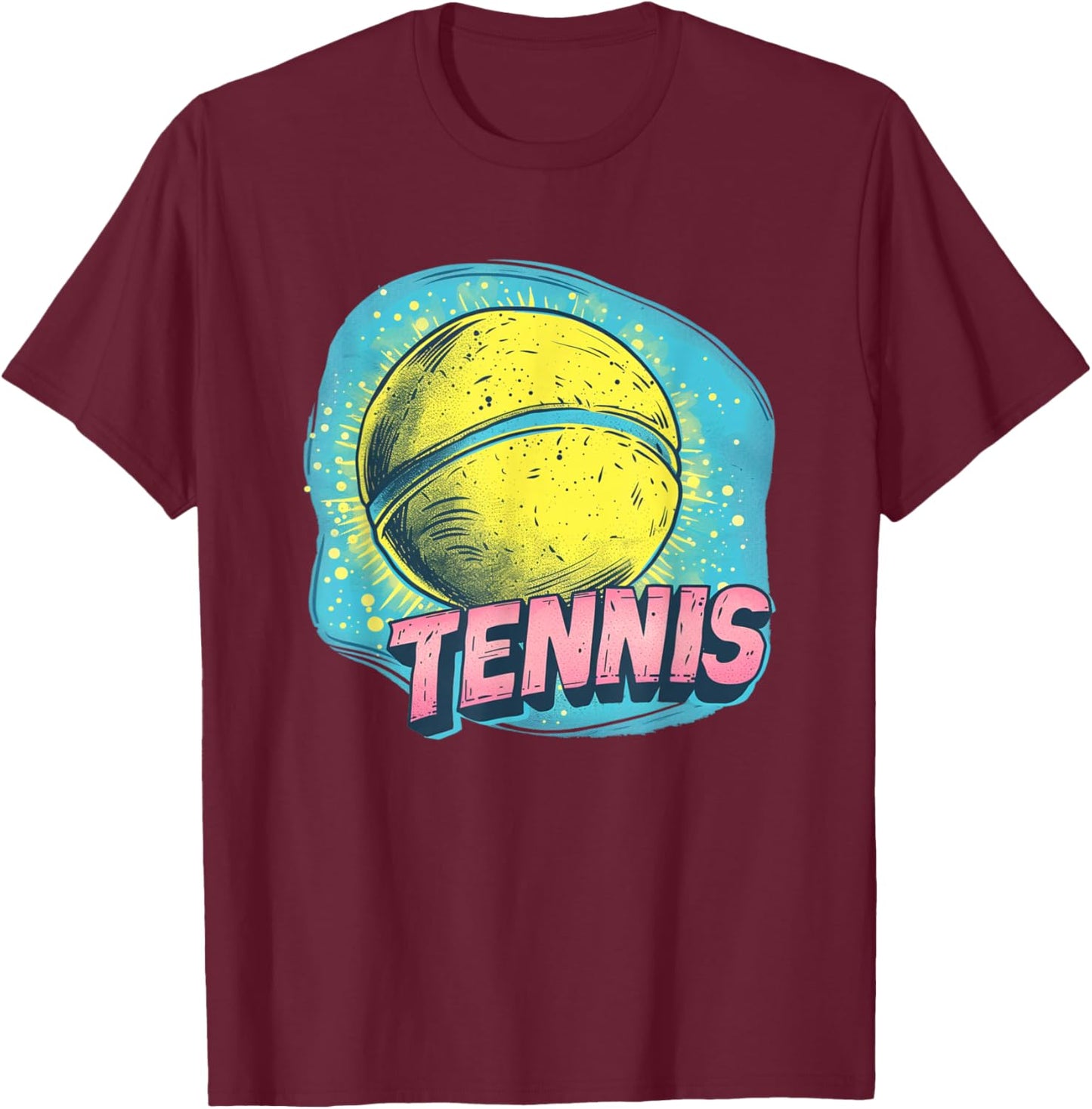 Pretty cool Tennis Outfit for Boys and Girls T-Shirt - T-Shirt | Maroon