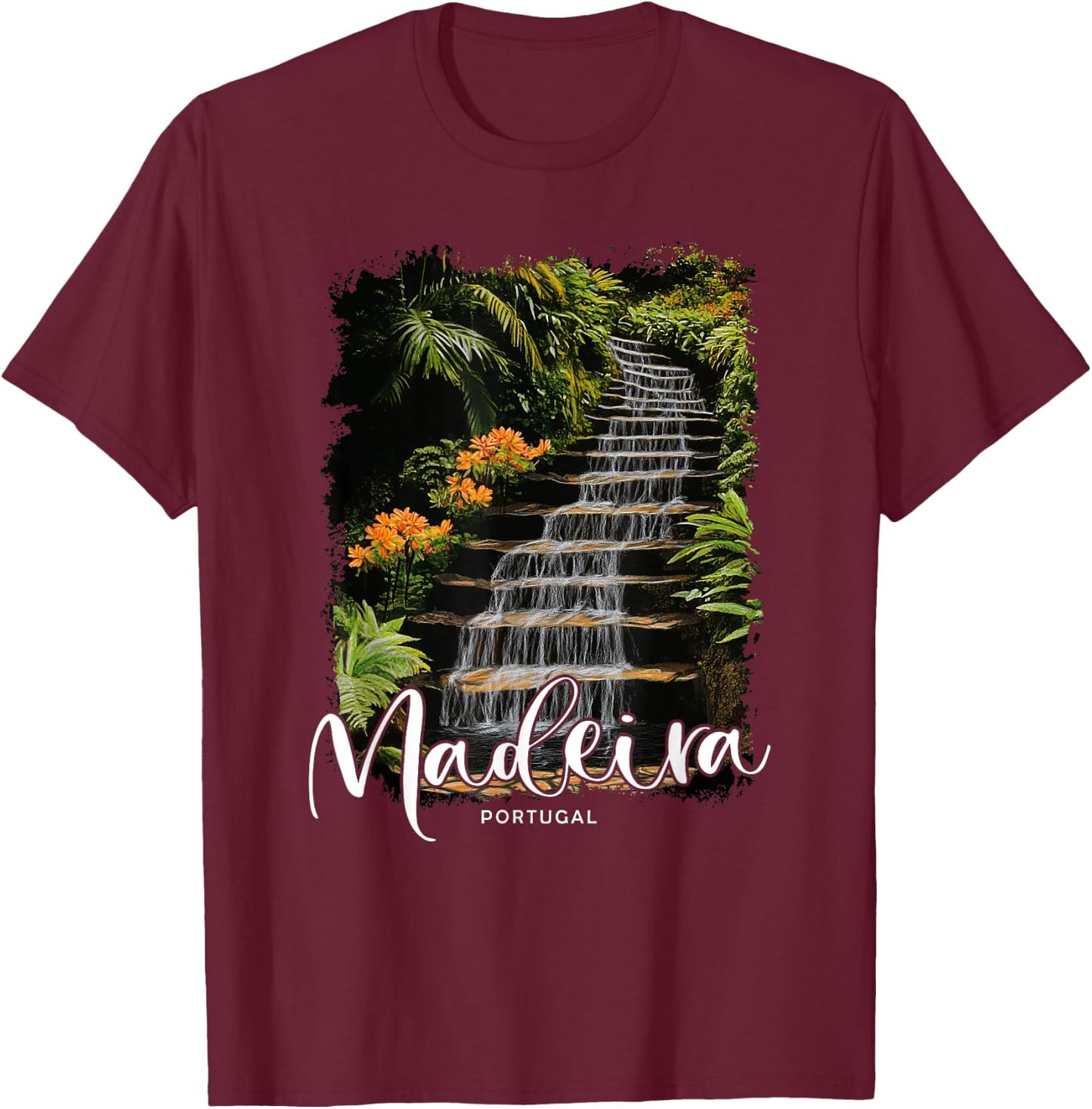 Madeira Island Portugal Vacation Souvenir Trip For Travelers T-Shirt - T-Shirt | Maroon