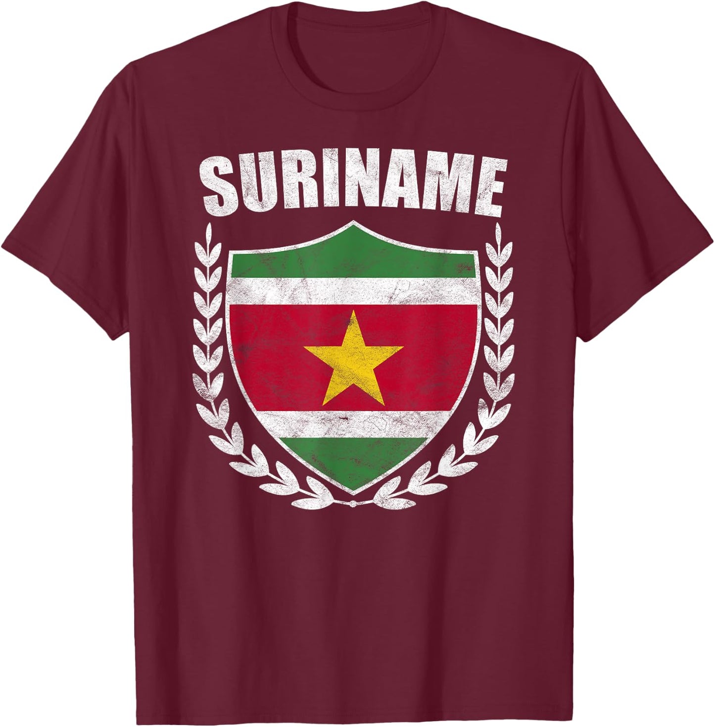 Suriname T-Shirt - T-Shirt | Maroon