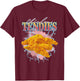 Chicken Tendies Heavy Metal World Tour Hardcore Music T-Shirt - T-Shirt | Maroon