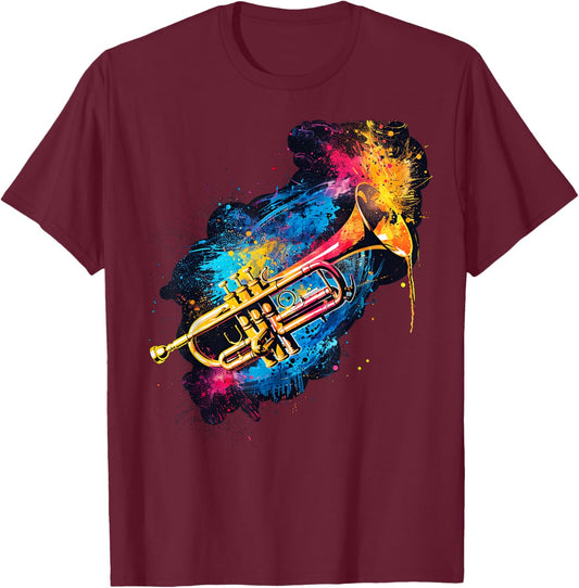 Trumpet lovers T-Shirt - T-Shirt | Maroon