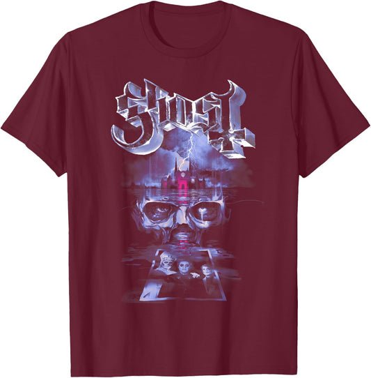 Ghost – Emeritus Legacy Dark Grey T-Shirt - T-Shirt | Maroon