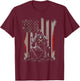 Knight Templar Kneeling Crusader Templar Warrior Of Christ T-Shirt - T-Shirt | Maroon