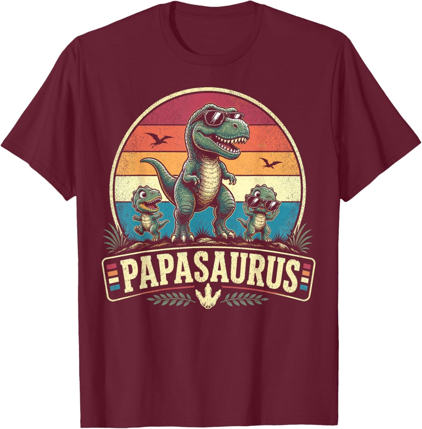 Papa Shirt Lustig Papa Geburtstag Vater Spruch Geschenk Papa T-Shirt - T-Shirt | Maroon