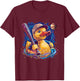 Rubber Duck Baseball Player Rubber Duckie Rubber Duck Lover T-Shirt - T-Shirt | Maroon