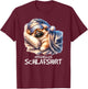 Offizielles Schlafshirt Hund Pekinese T-Shirt - T-Shirt | Maroon
