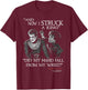 Game Of Thrones Tyrion & Joffrey And Now I Struck A King T-Shirt - T-Shirt | Maroon