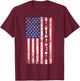 Vintage American USA Flag Retro Ruger Family Friend Matching T-Shirt - T-Shirt | Maroon