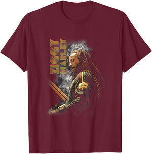 Ziggy Marley - Official Merchandise - Smoke T-Shirt - T-Shirt | Maroon