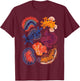 Sea Slugs Nudibranch Marine Animal Biologist Aquarist T-Shirt - T-Shirt | Maroon
