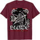 Marvel Blade Animated Series Portrait Collage Logo T-Shirt - T-Shirt | Maroon