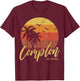 Compton California T-Shirt - T-Shirt | Maroon
