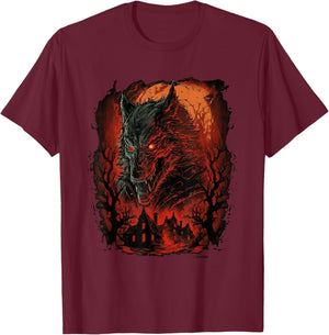 Harvest Werewolf T-Shirt - T-Shirt | Maroon