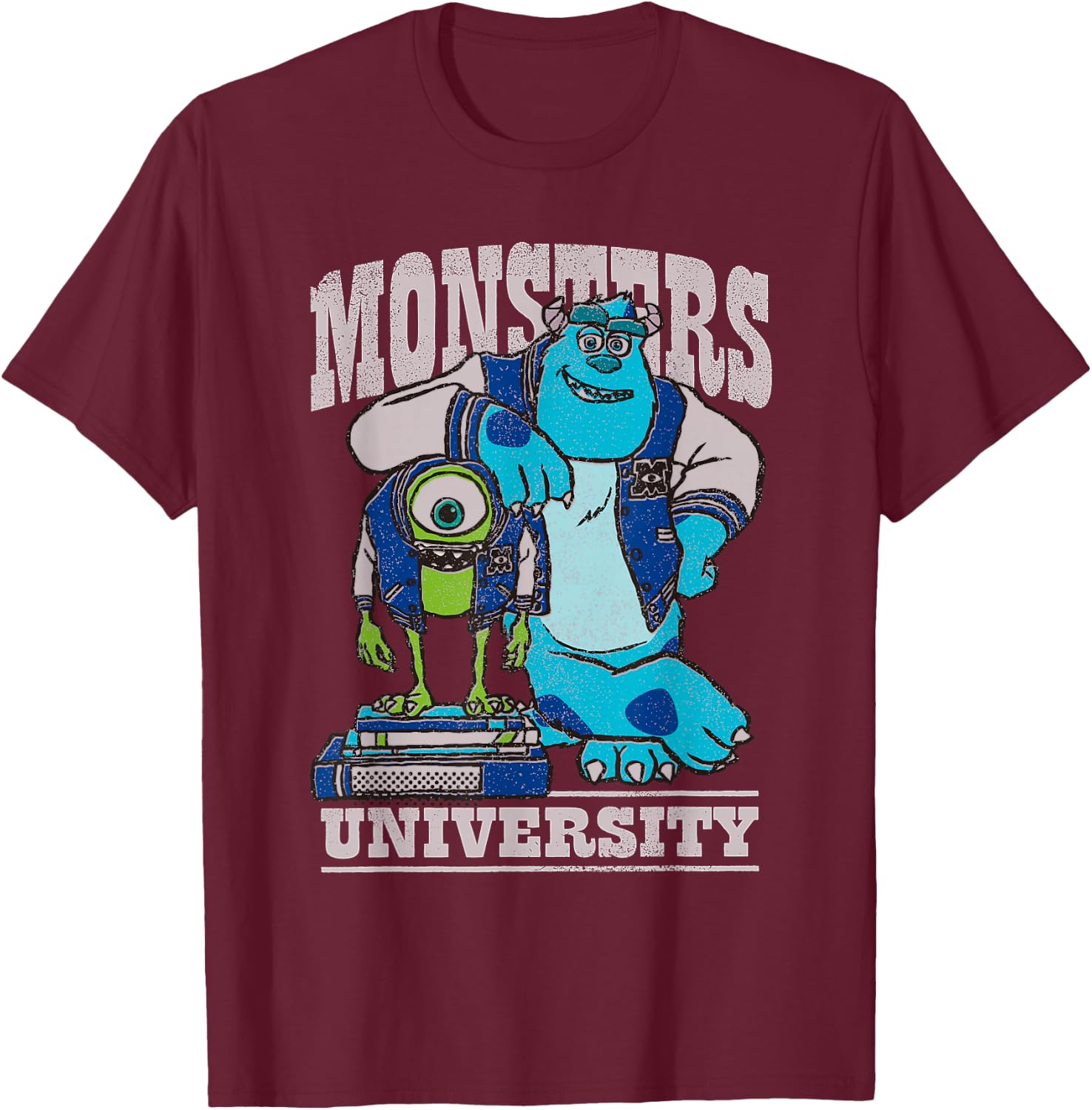 Disney Pixar Monsters University Mike and Sulley T-Shirt - T-Shirt | Maroon