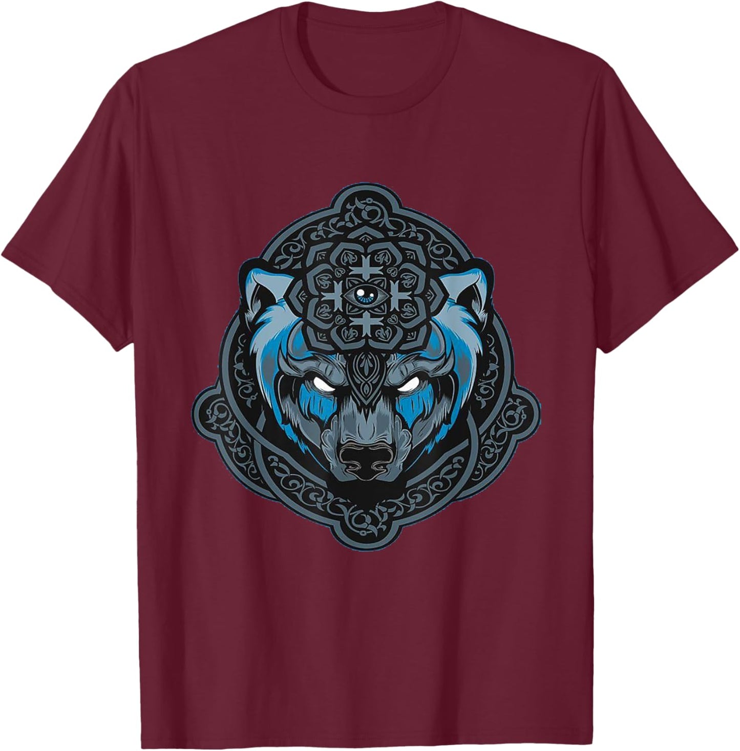 Bear of the Celts T-Shirt - T-Shirt | Maroon