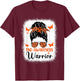 Functional Neurological Disorder Awareness Day Messy Bun T-Shirt - T-Shirt | Maroon